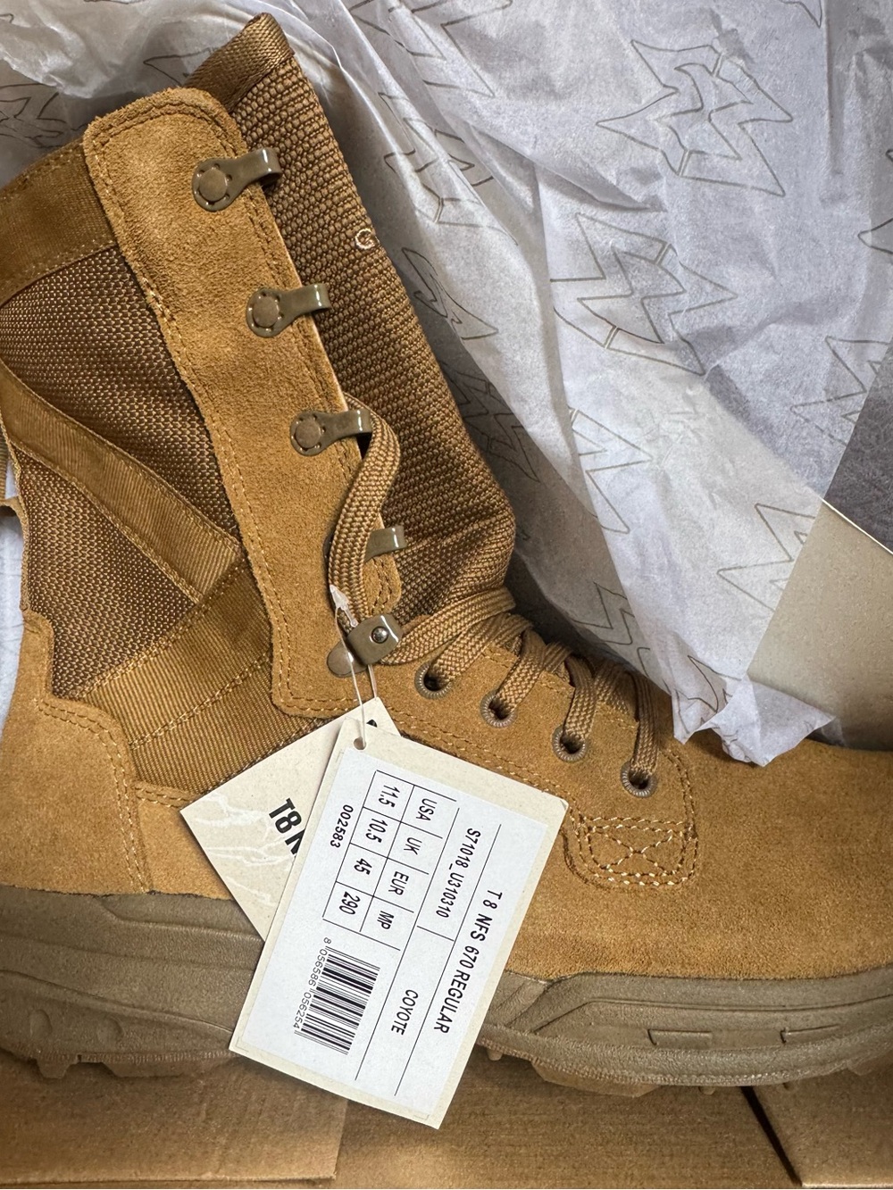 5.11 Tactical Men's Coyote Brown Tactical Boot